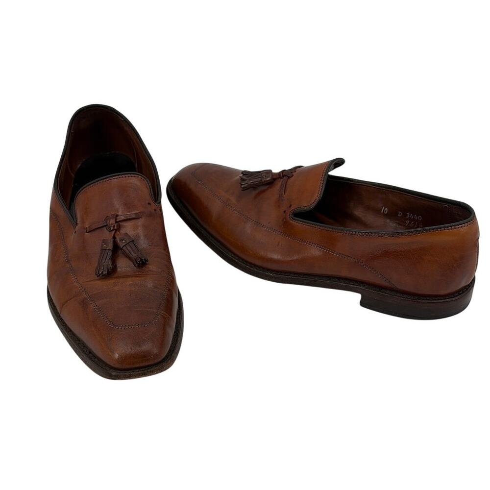 Allen Edmonds Claremont Tassel Loafers Sz 10D Walnut Y2K Preppy